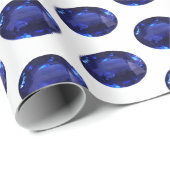 Blue Sapphire Cadeaupapier (Rol Hoek)
