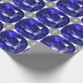 Blue Sapphire Cadeaupapier (Hoek)