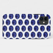 Blue Sapphire Case-Mate iPhone Case (Achterkant (horizontaal))