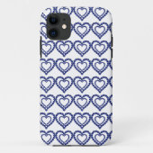 Blue Sapphire Heart Case-Mate iPhone Case (Achterkant)