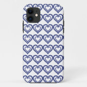 Blue Sapphire Heart Case-Mate iPhone Case (Achterkant)