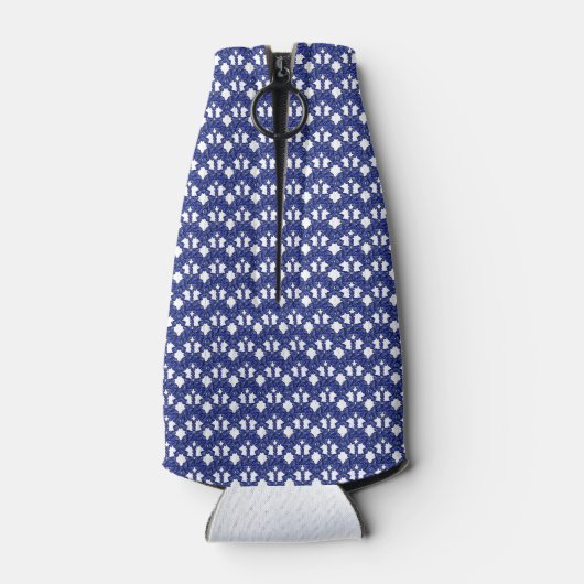 Blue Sapphire Heart Flesjeskoeler (Achterkant)