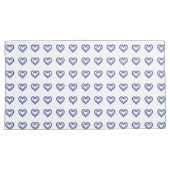 Blue Sapphire Heart Kussensloop (Voorkant-Rechts)