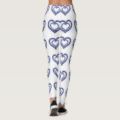 Blue Sapphire Heart Leggings (Achterkant)