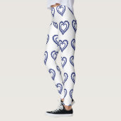 Blue Sapphire Heart Leggings (Links)