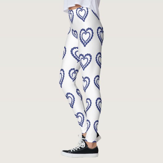 Blue Sapphire Heart Leggings (Links)