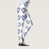 Blue Sapphire Heart Leggings (Rechts)