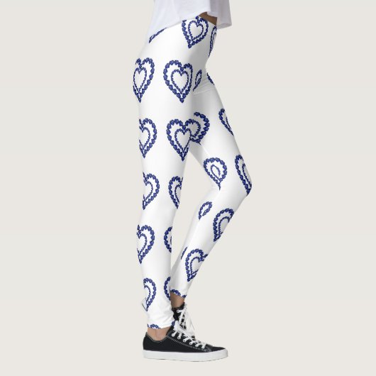 Blue Sapphire Heart Leggings (Rechts)