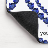 Blue Sapphire Heart Muismat (Hoek)