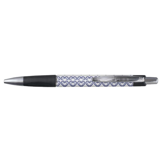 Blue Sapphire Heart Pen (Achterkant)