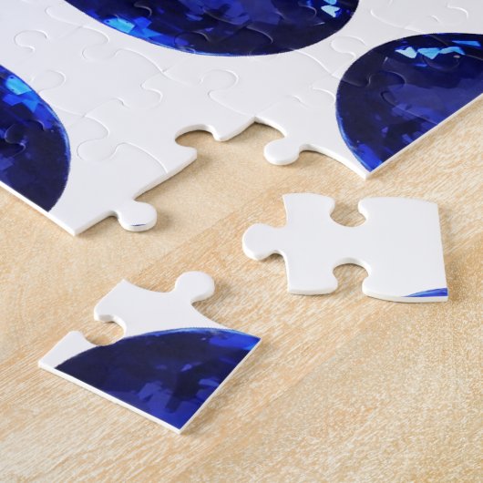 Blue Sapphire Legpuzzel (Zijkant)