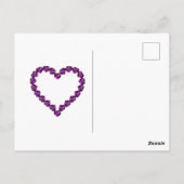 Blue Sapphire Love Briefkaart (Achterkant)