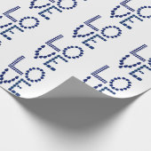 Blue Sapphire Love Cadeaupapier (Hoek)