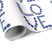 Blue Sapphire Love Cadeaupapier (Rol Hoek)