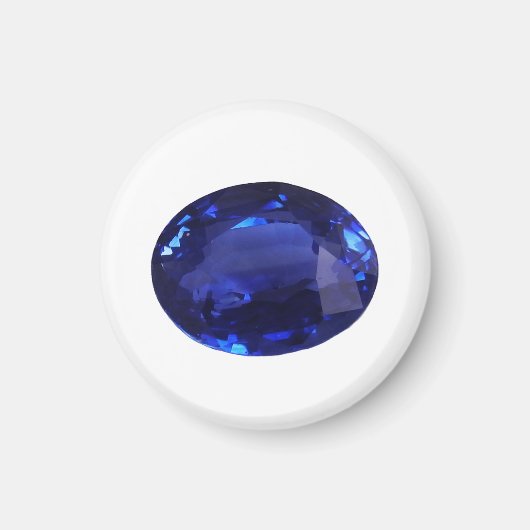 Blue Sapphire Magneet (Voorkant)