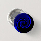 Blue Sapphire Ronde Button 3,2 Cm (Voorkant /achterkant)