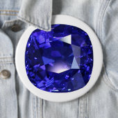 Blue Sapphire Ronde Button 6,0 Cm (In situ)