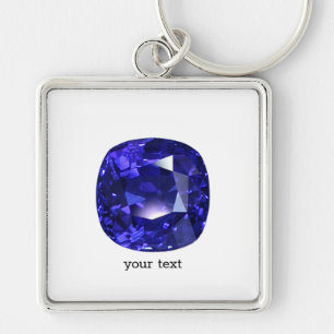 Blue Sapphire Sleutelhanger