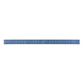 Blue Satin Ribbon-Star Satijnen Lint (Voorkant)