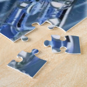 Blue Saxophone Puzzle Legpuzzel (Zijkant)