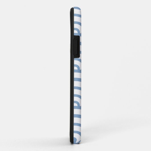 Blue Scallop Pattern Case-Mate iPhone Case (Achterkant/rechts)