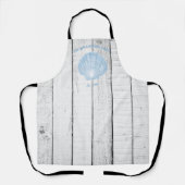 Blue  Scallop Shell Schort (Voorkant)