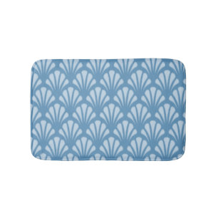 Blue Scallops Patroon Badmat