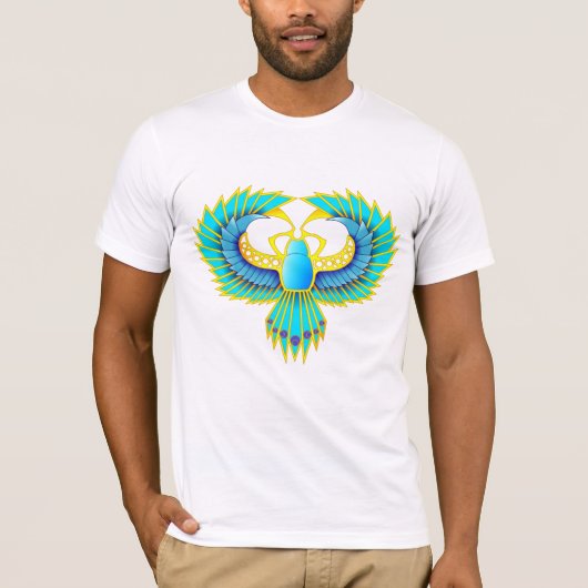 Blue Scarab T-shirt (Voorkant)