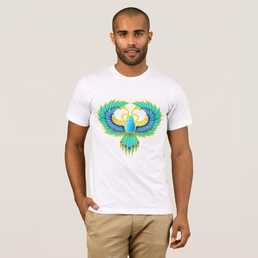 Blue Scarab T-shirt (Voorkant volledig)