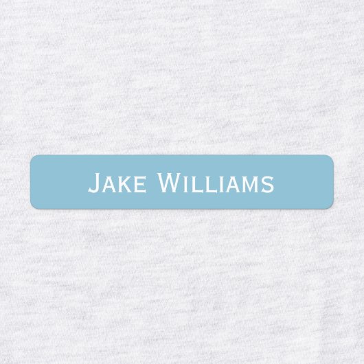 Blue School Clothing Kids' Labels (Design 2)
