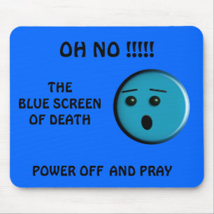 Blue Screen of Death - - Gepersonaliseerd - Gepers Muismat