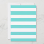 Blue Script Twins Baby shower Invitation Kaart (Achterkant)