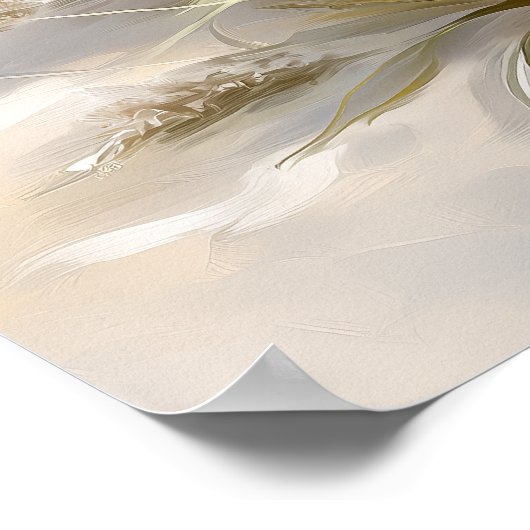 Blue Sea Turtle Coastal Beach Art Print | Poster (Hoek)