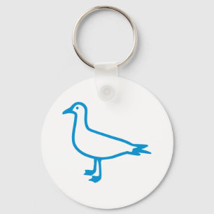 Blue Seagull Sleutelhanger