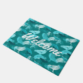 Blue Seagull Welkom Deurmat (Schuin)