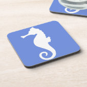 Blue Seahorse Bier Onderzetter (Linkerzijde)