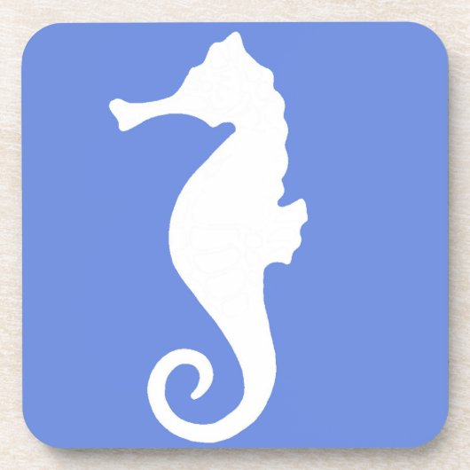 Blue Seahorse Bier Onderzetter (Voorkant)