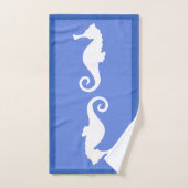 Blue Seahorse Handdoek (Handdoek)