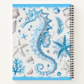 Blue Seahorse Notitieboek (Achterkant)