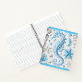 Blue Seahorse Notitieboek (Binnen)