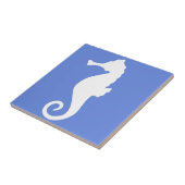 Blue Seahorse Tegeltje (Zijkant)