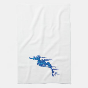 Blue Seahorse Theedoek