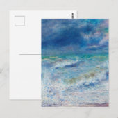 Blue Seascape door Renoir Impressionist Painting Briefkaart (Voorkant / Achterkant)
