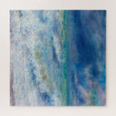 Blue Seascape door Renoir Impressionist Painting Legpuzzel (Horizontaal)