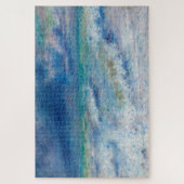 Blue Seascape door Renoir Impressionist Painting Legpuzzel (Verticaal)