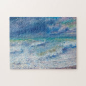 Blue Seascape door Renoir Impressionist Painting Legpuzzel (Horizontaal)