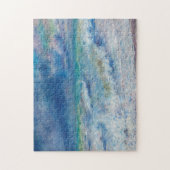 Blue Seascape door Renoir Impressionist Painting Legpuzzel (Verticaal)