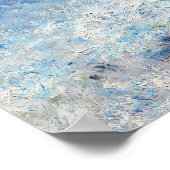 Blue Seascape door Renoir Impressionist Painting Poster (Hoek)