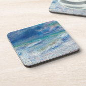 Blue Seascape van Renoir Bier Onderzetter (Linkerzijde)