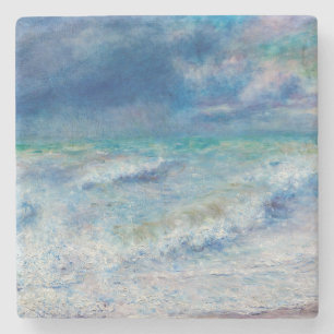 Blue Seascape van Renoir Stenen Onderzetter